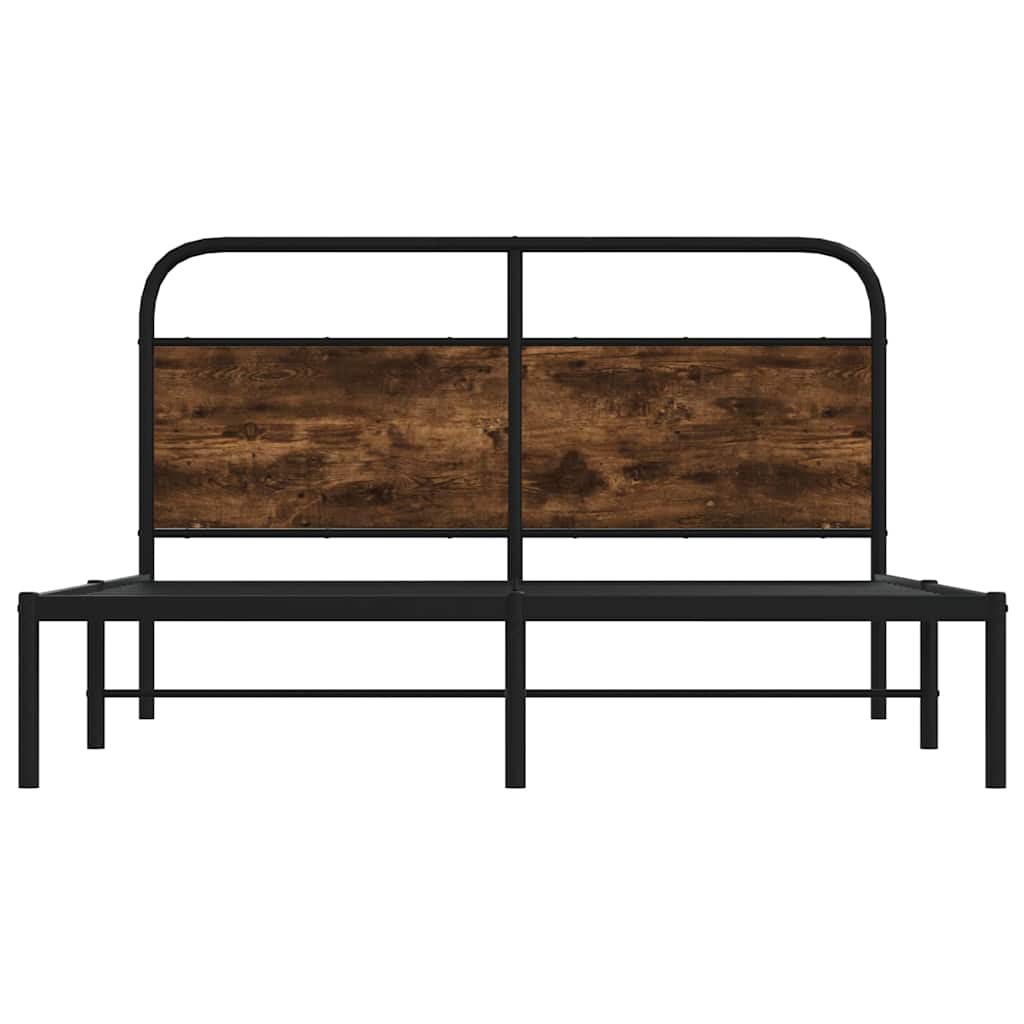 Giroletto senza Materasso Rovere Fumo 120x190 cm in Truciolato | homemem39