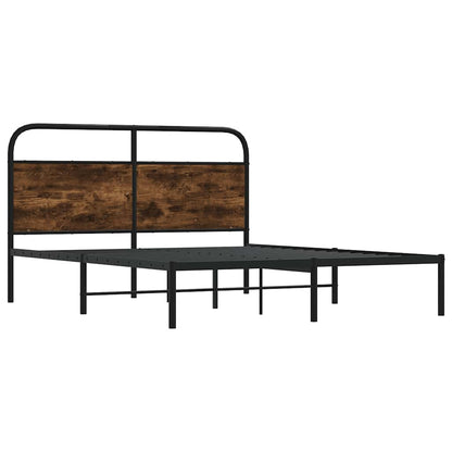 Giroletto senza Materasso Rovere Fumo 120x200 cm in Truciolato | homemem39