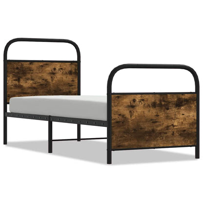 Giroletto senza Materasso Rovere Fumo 75x190 cm in Truciolato | homemem39