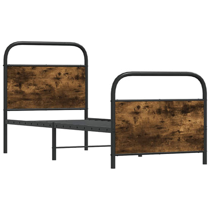Giroletto senza Materasso Rovere Fumo 75x190 cm in Truciolato | homemem39