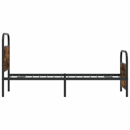 Giroletto senza Materasso Rovere Fumo 75x190 cm in Truciolato | homemem39