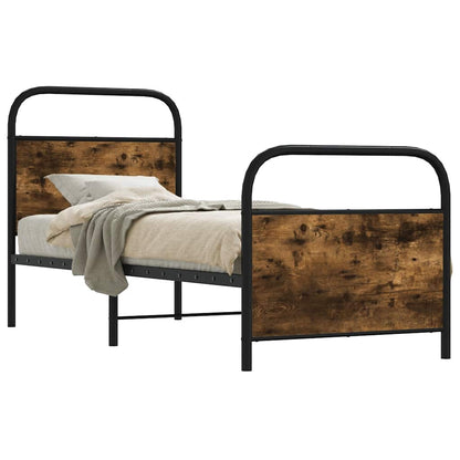 Giroletto senza Materasso Rovere Fumo 75x190 cm in Truciolato | homemem39