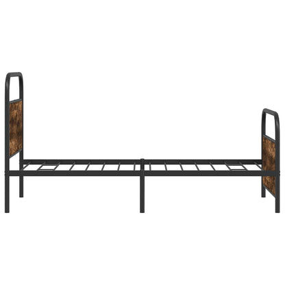 Giroletto senza Materasso Rovere Fumo 90x200 cm in Truciolato | homemem39