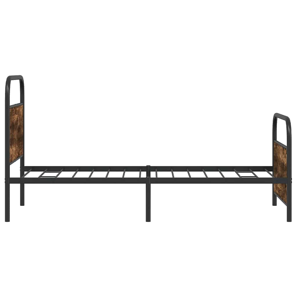 Giroletto senza Materasso Rovere Fumo 100x190 cm in Truciolato | homemem39