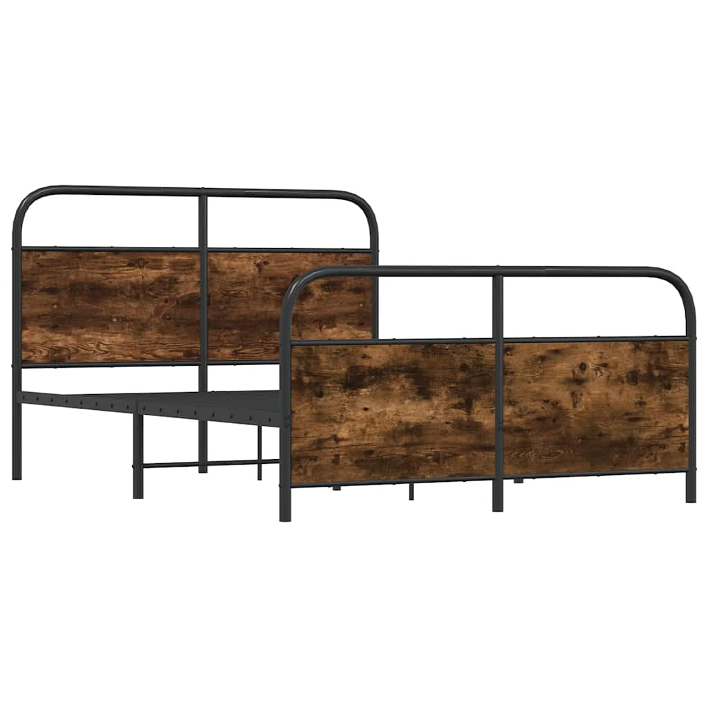 Giroletto senza Materasso Rovere Fumo 120x200 cm in Truciolato | homemem39