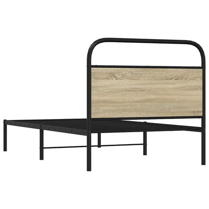 Giroletto senza Materasso Rovere Sonoma 90x200 cm in Truciolato | homemem39