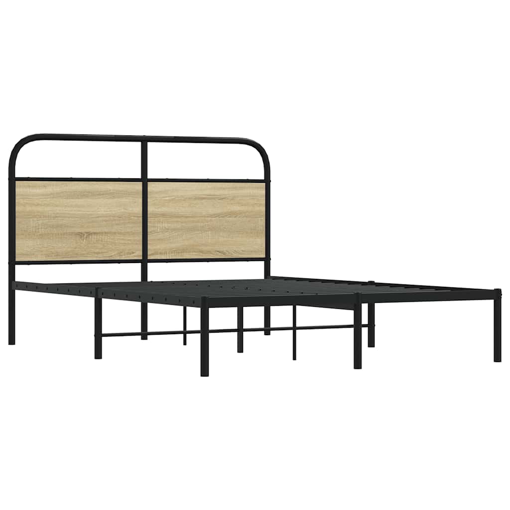 Giroletto senza Materasso Rovere Sonoma 120x190cm in Truciolato | homemem39