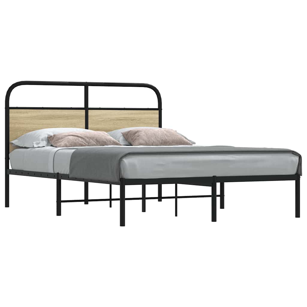 Giroletto senza Materasso Rovere Sonoma 120x190cm in Truciolato | homemem39