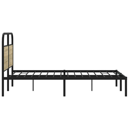 Giroletto senza Materasso Rovere Sonoma 140x190cm in Truciolato | homemem39