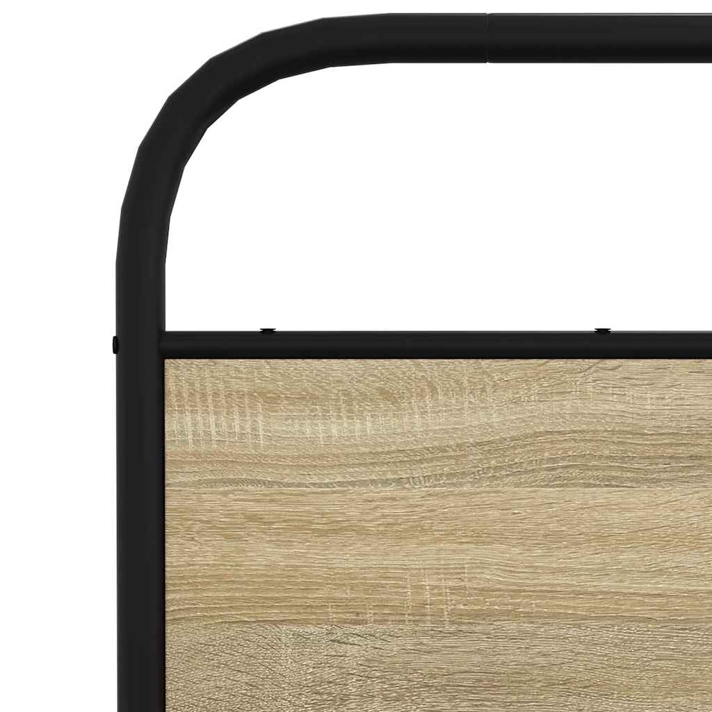 Giroletto senza Materasso Rovere Sonoma 140x190cm in Truciolato | homemem39