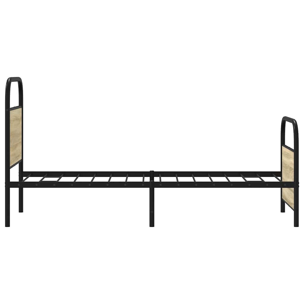Giroletto senza Materasso Rovere Sonoma 80x200 cm in Truciolato | homemem39