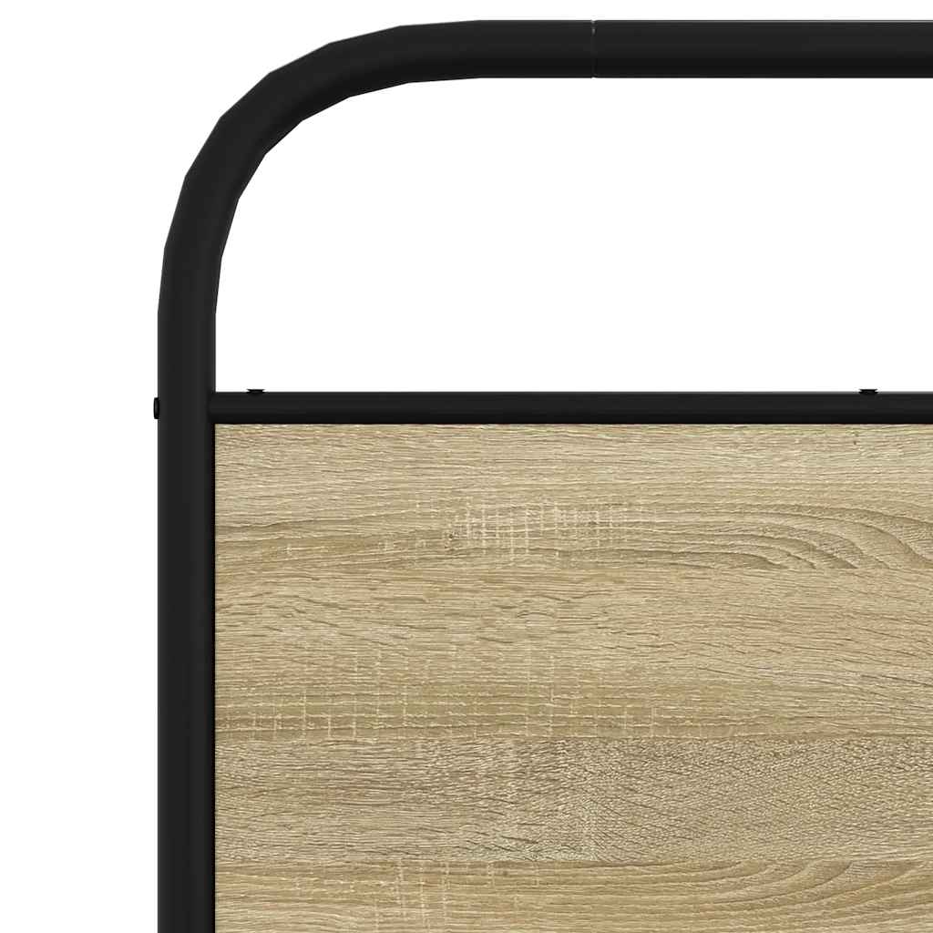 Giroletto senza Materasso Rovere Sonoma 80x200 cm in Truciolato | homemem39