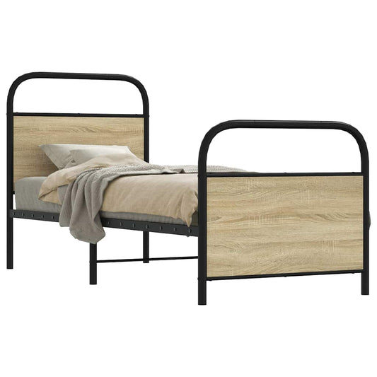 Giroletto senza Materasso Rovere Sonoma 80x200 cm in Truciolato | homemem39