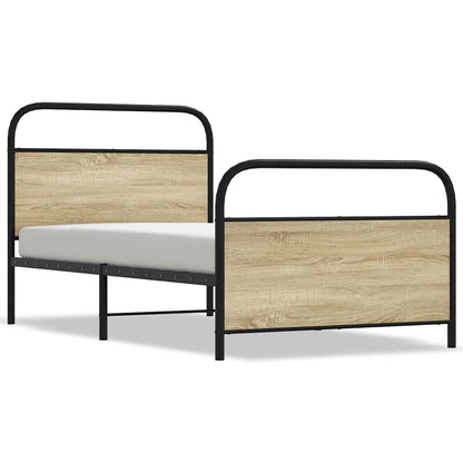Giroletto senza Materasso Rovere Sonoma 100x190cm in Truciolato | homemem39