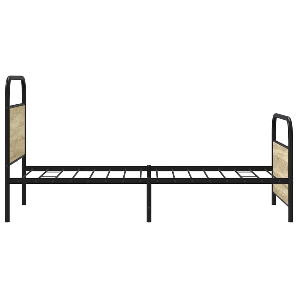 Giroletto senza Materasso Rovere Sonoma 100x200cm in Truciolato | homemem39