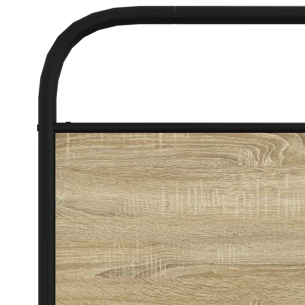 Giroletto senza Materasso Rovere Sonoma 100x200cm in Truciolato | homemem39