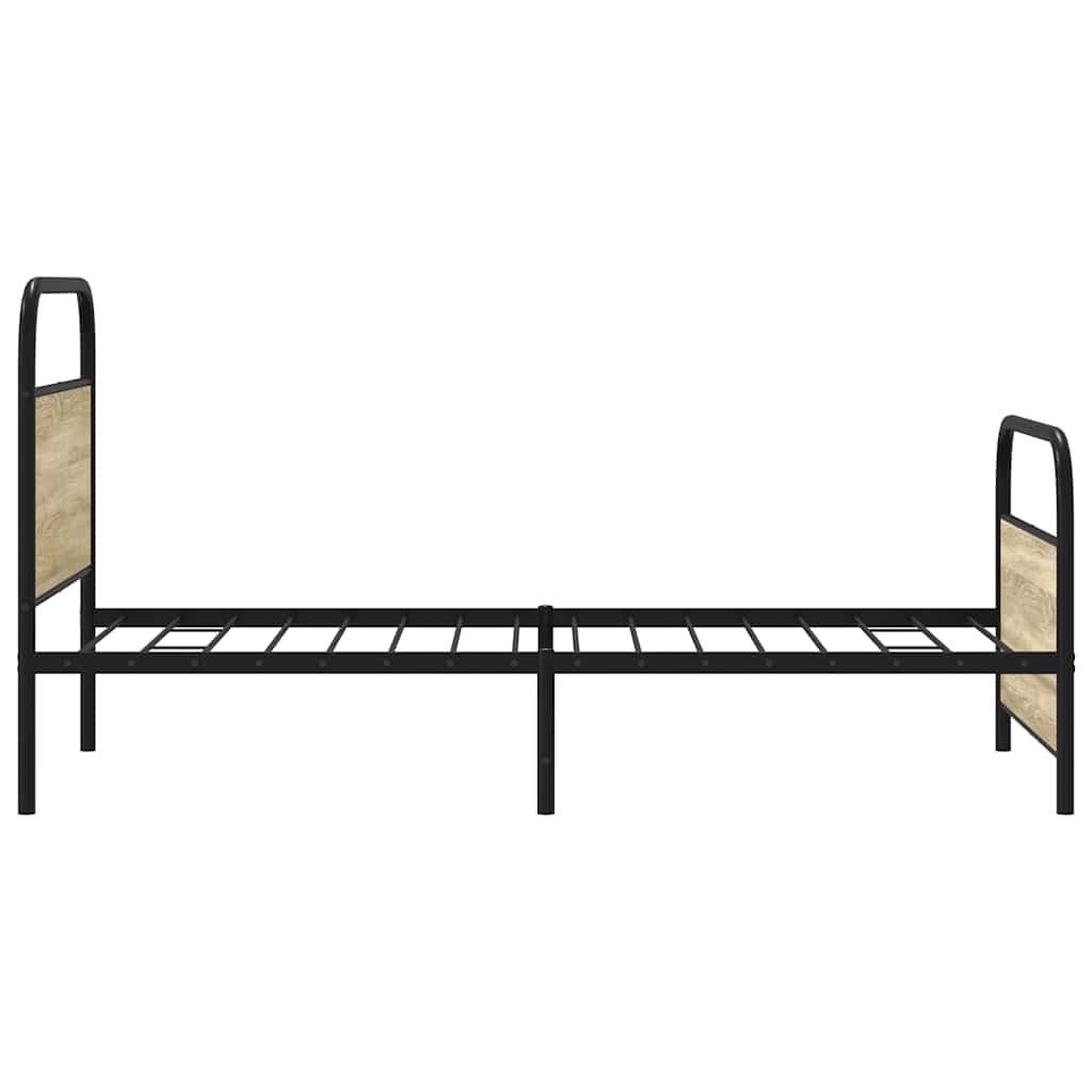 Giroletto senza Materasso Rovere Sonoma 107x203cm in Truciolato | homemem39