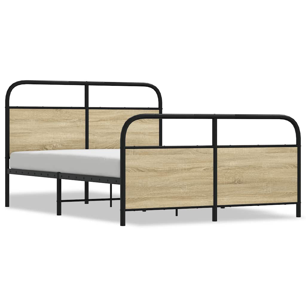 Giroletto senza Materasso Rovere Sonoma 120x190cm in Truciolato | homemem39