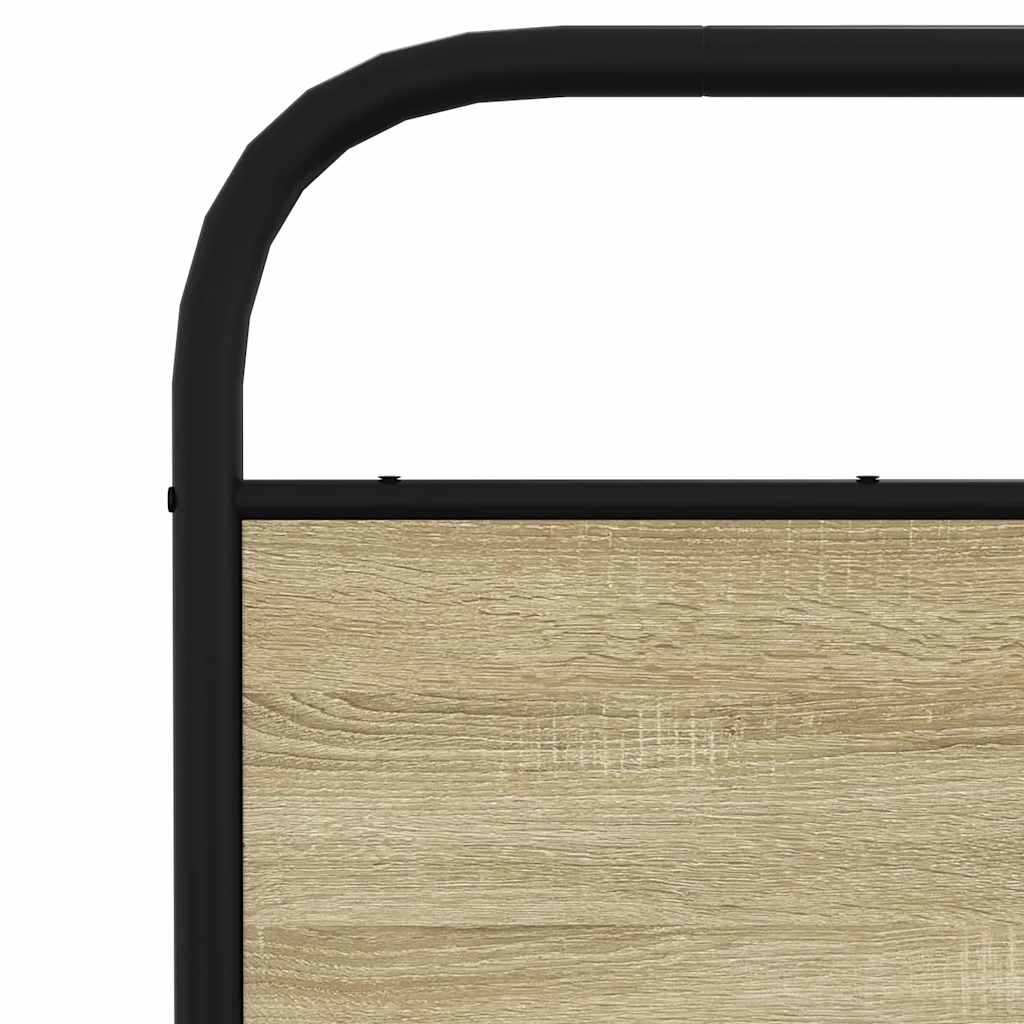 Giroletto senza Materasso Rovere Sonoma 120x190cm in Truciolato | homemem39