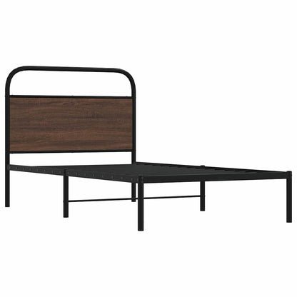 Giroletto senza Materasso Rovere Marrone 107x203 cm Truciolato | homemem39