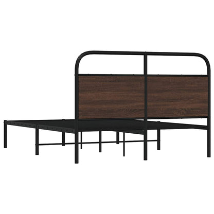 Giroletto senza Materasso Rovere Marrone 120x190 cm Truciolato | homemem39