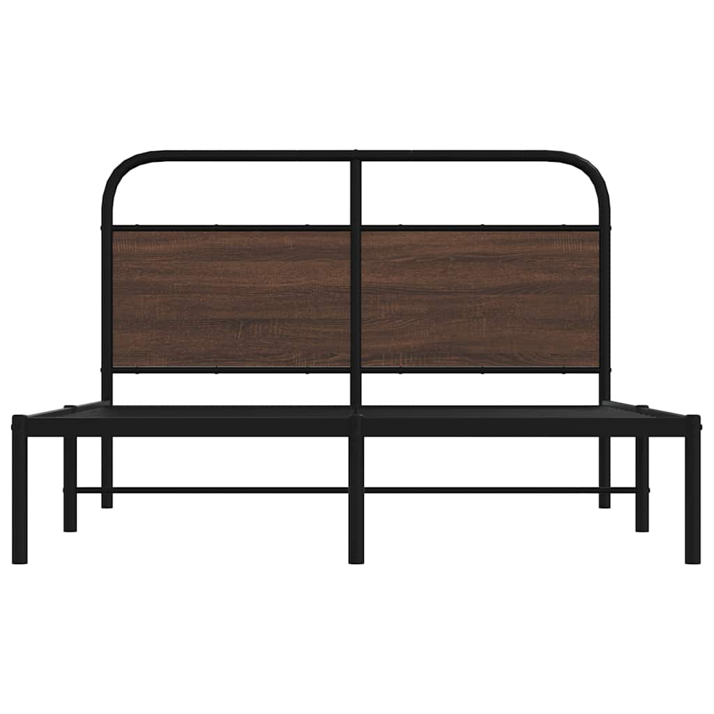 Giroletto senza Materasso Rovere Marrone 120x200 cm Truciolato | homemem39
