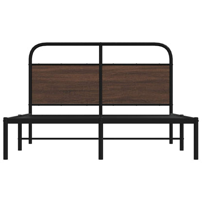 Giroletto senza Materasso Rovere Marrone 120x200 cm Truciolato | homemem39