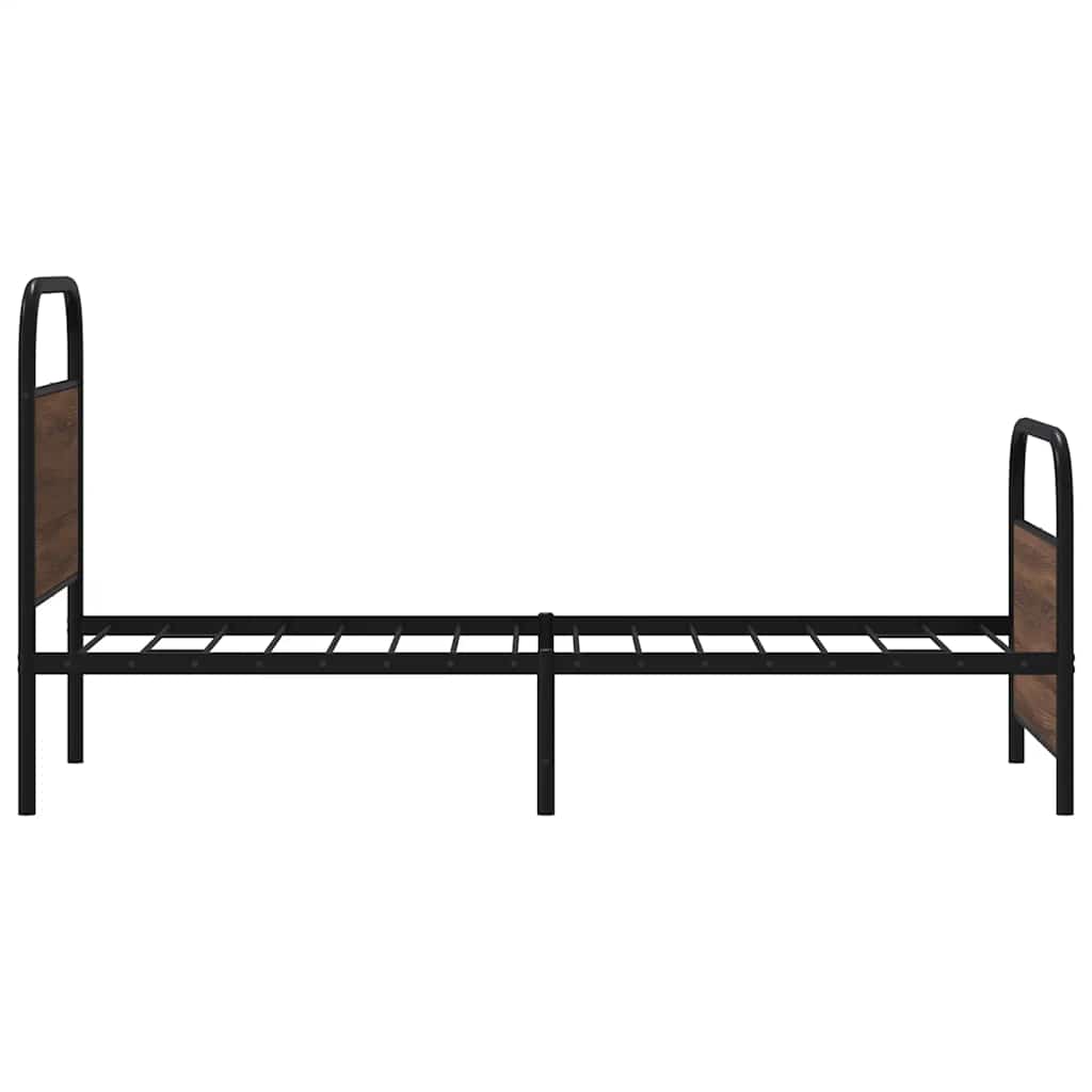 Giroletto senza Materasso Rovere Marrone 75x190cm in Truciolato | homemem39