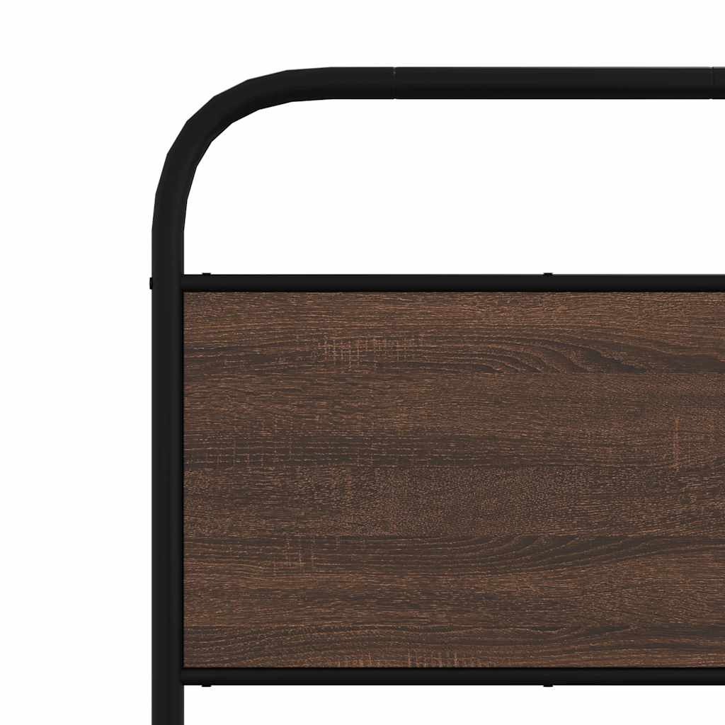 Giroletto senza Materasso Rovere Marrone 75x190cm in Truciolato | homemem39