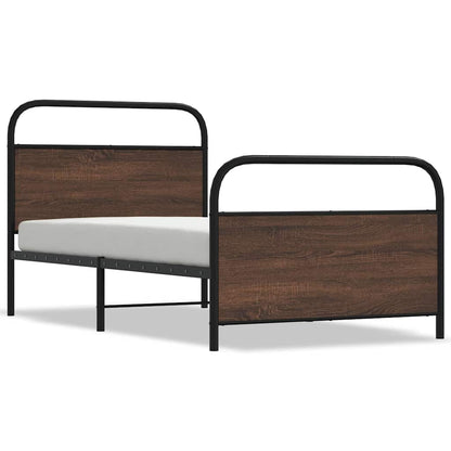 Giroletto senza Materasso Rovere Marrone 90x200cm in Truciolato | homemem39