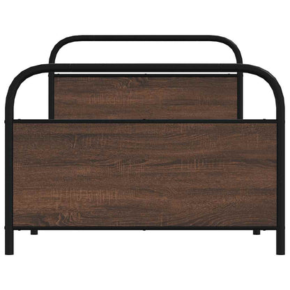 Giroletto senza Materasso Rovere Marrone 107x203 cm Truciolato | homemem39