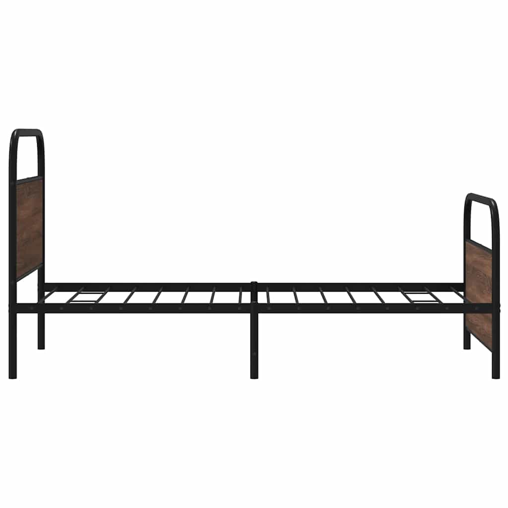 Giroletto senza Materasso Rovere Marrone 107x203 cm Truciolato | homemem39