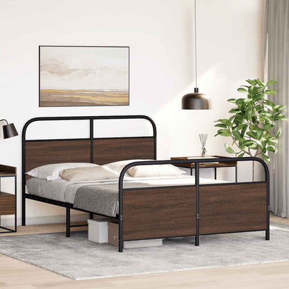 Giroletto senza Materasso Rovere Marrone 120x190 cm Truciolato | homemem39
