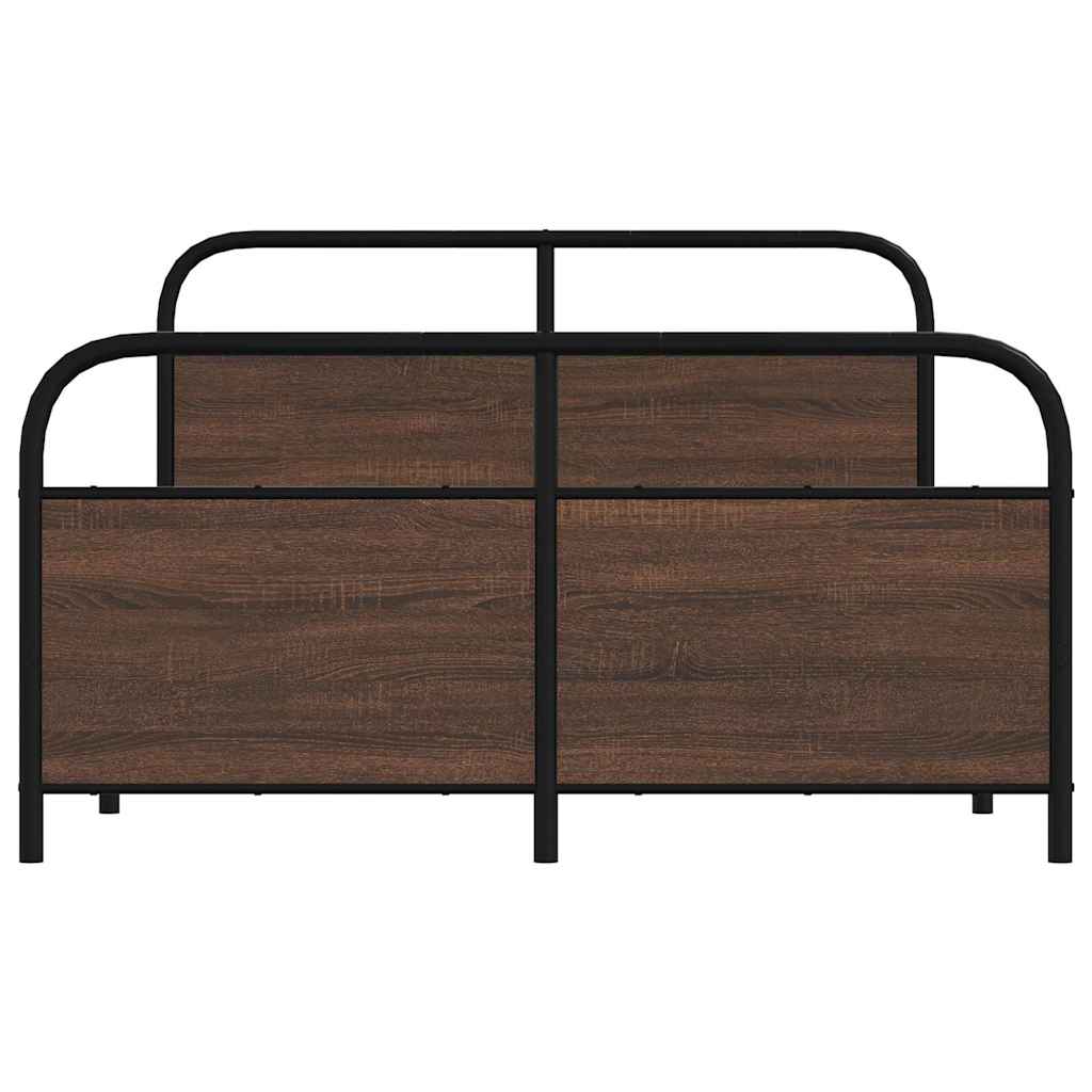 Giroletto senza Materasso Rovere Marrone 120x200 cm Truciolato | homemem39