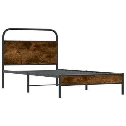Giroletto senza Materasso Rovere Fumo 90x200 cm in Truciolato