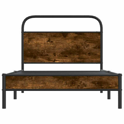 Giroletto senza Materasso Rovere Fumo 90x200 cm in Truciolato | homemem39