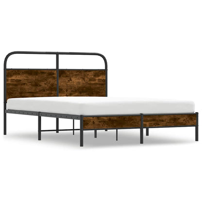 Giroletto senza Materasso Rovere Fumo 120x200 cm in Truciolato | homemem39