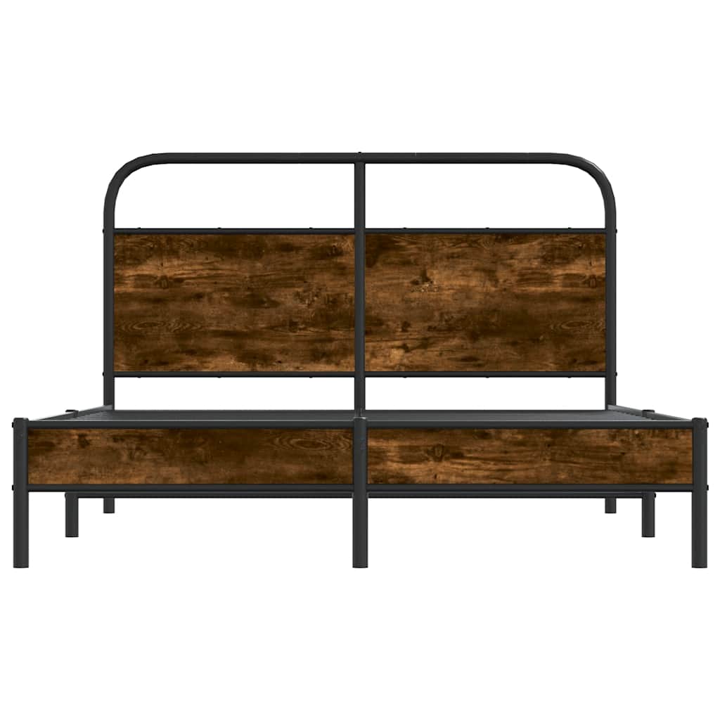 Giroletto senza Materasso Rovere Fumo 120x200 cm in Truciolato | homemem39