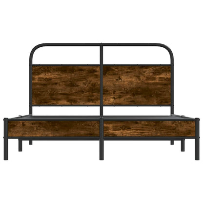 Giroletto senza Materasso Rovere Fumo 120x200 cm in Truciolato | homemem39