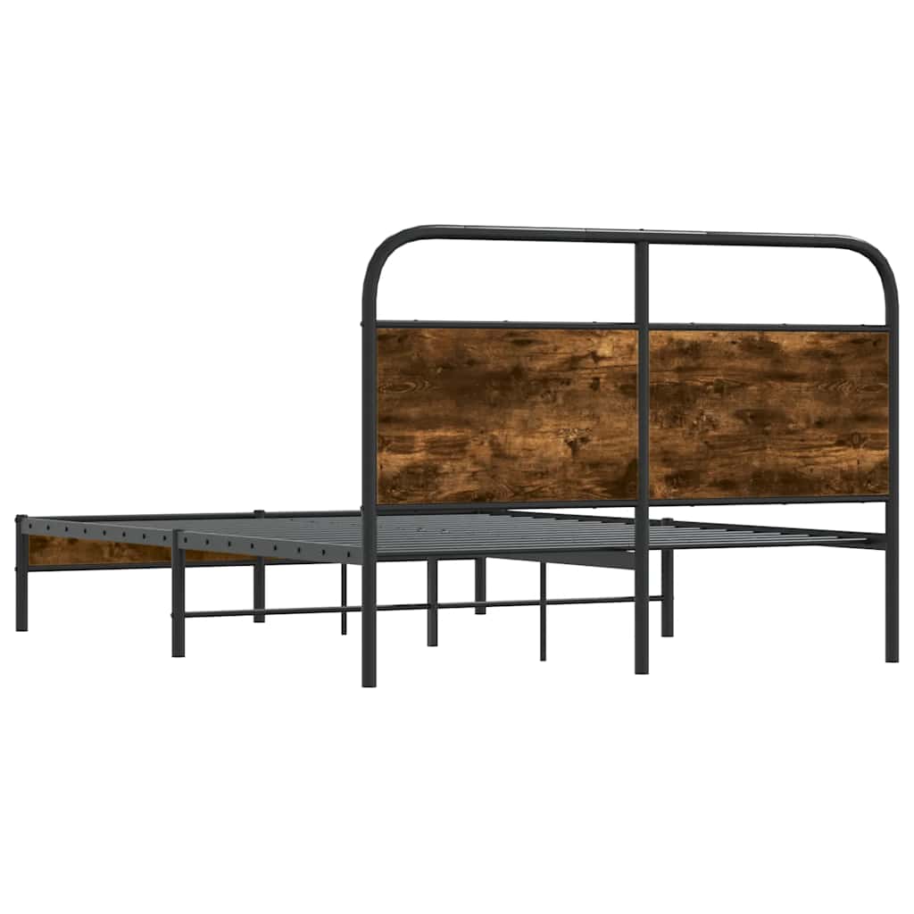 Giroletto senza Materasso Rovere Fumo 120x200 cm in Truciolato | homemem39