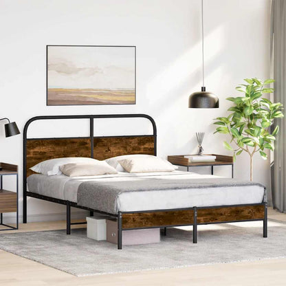 Giroletto senza Materasso Rovere Fumo 120x200 cm in Truciolato | homemem39