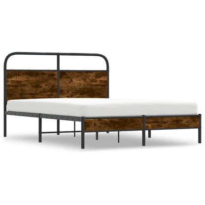 Giroletto senza Materasso Rovere Fumo 140x190 cm in Truciolato | homemem39