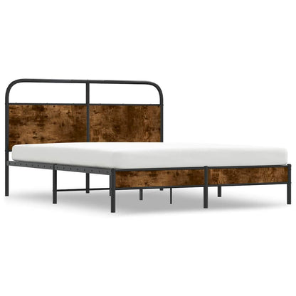 Giroletto senza Materasso Rovere Fumo 150x200 cm in Truciolato | homemem39