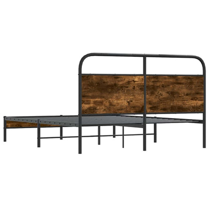 Giroletto senza Materasso Rovere Fumo 150x200 cm in Truciolato | homemem39