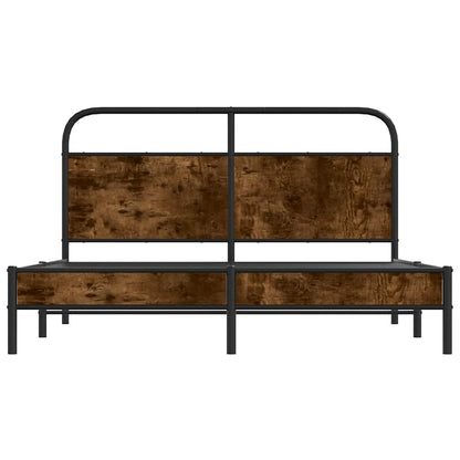 Giroletto senza Materasso Rovere Fumo 160x200 cm in Truciolato | homemem39