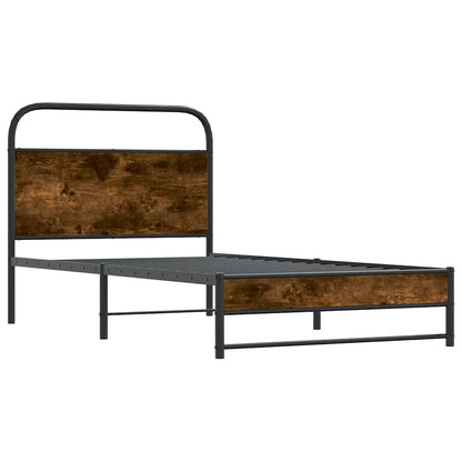 Giroletto senza Materasso Rovere Fumo 90x190 cm in Truciolato