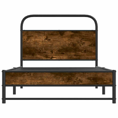 Giroletto senza Materasso Rovere Fumo 100x200 cm in Truciolato | homemem39