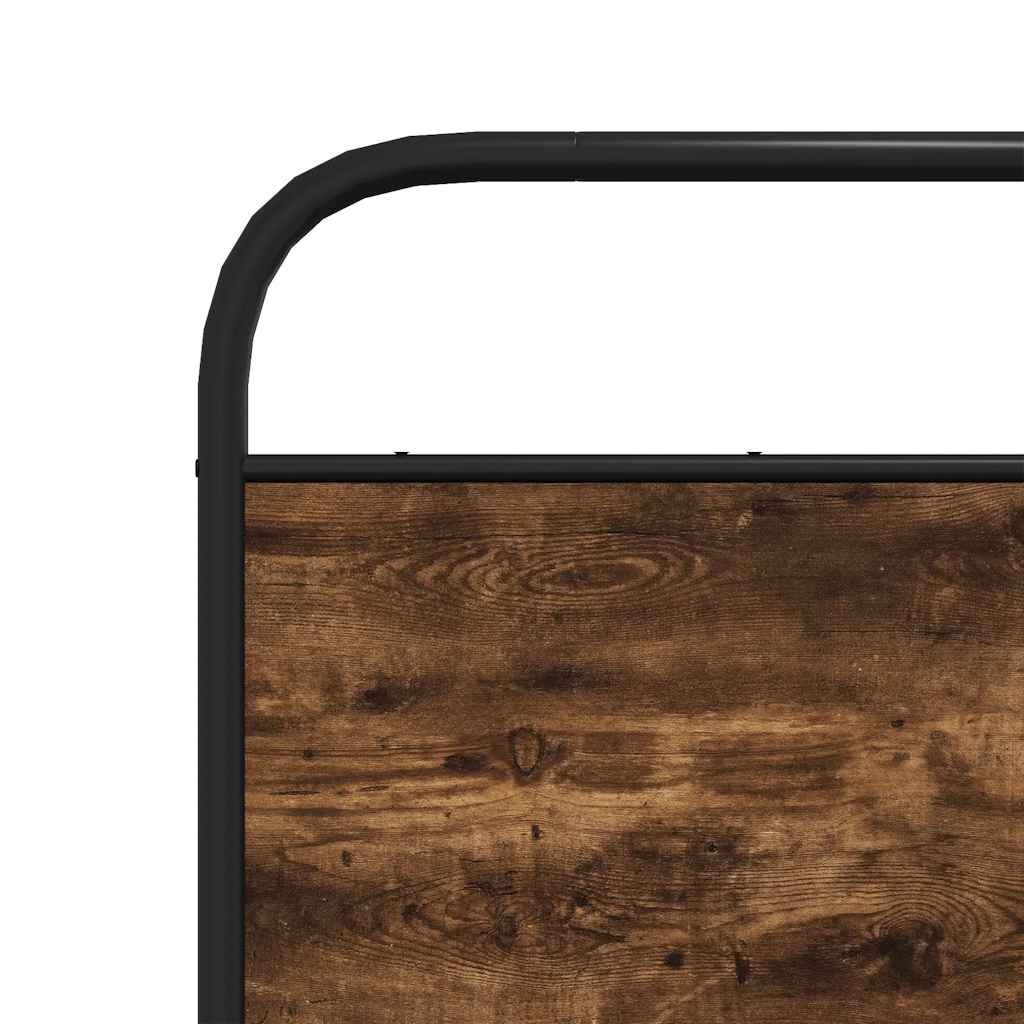 Giroletto senza Materasso Rovere Fumo 135x190 cm in Truciolato - homemem39