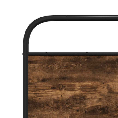 Giroletto senza Materasso Rovere Fumo 135x190 cm in Truciolato - homemem39