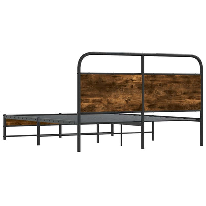 Giroletto senza Materasso Rovere Fumo 150x200 cm in Truciolato | homemem39